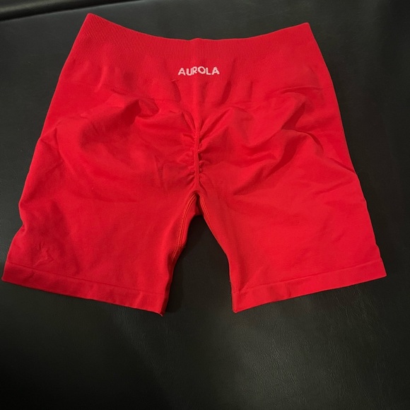 Red workout shorts - Picture 1 of 2
